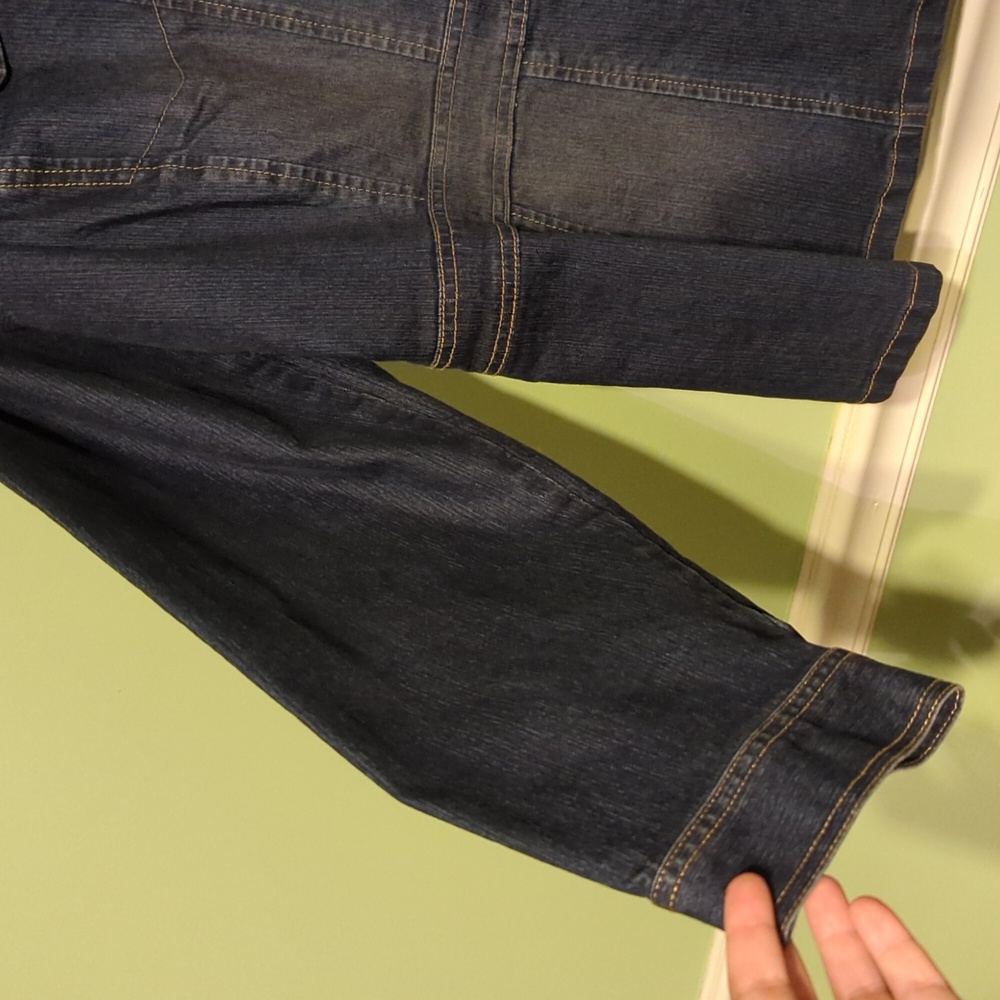 First Issue Plus Size Women's Jean Jacket - Picture 3 of 7